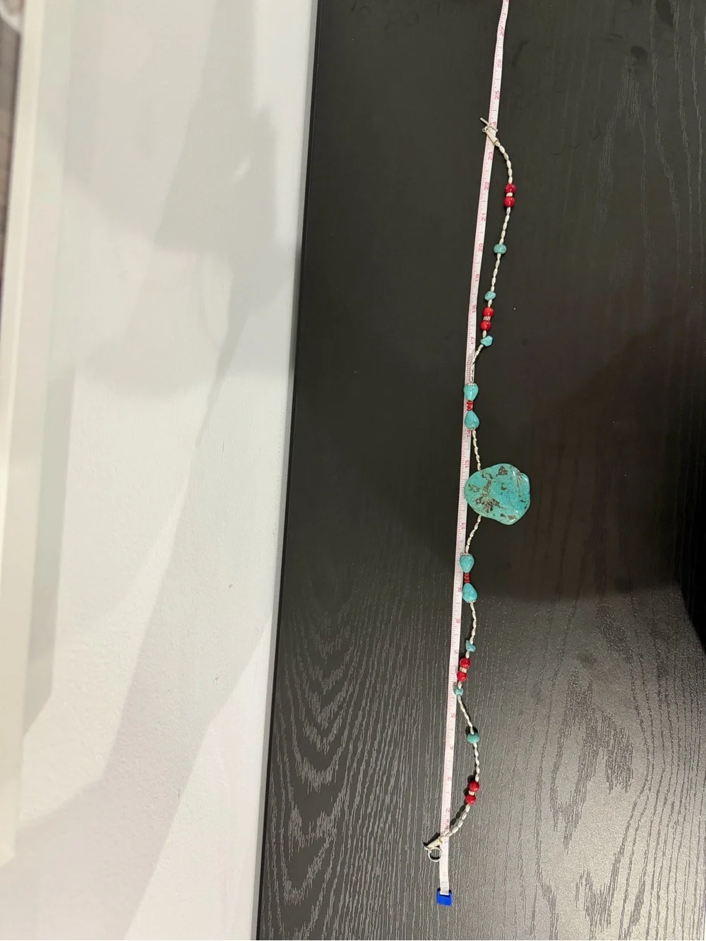 Turquoise Statement Necklace with Beaded Accents